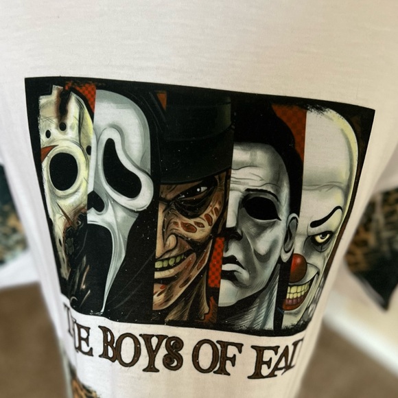 Boys of Fall Horror Tshirt White size XL - Picture 2 of 5